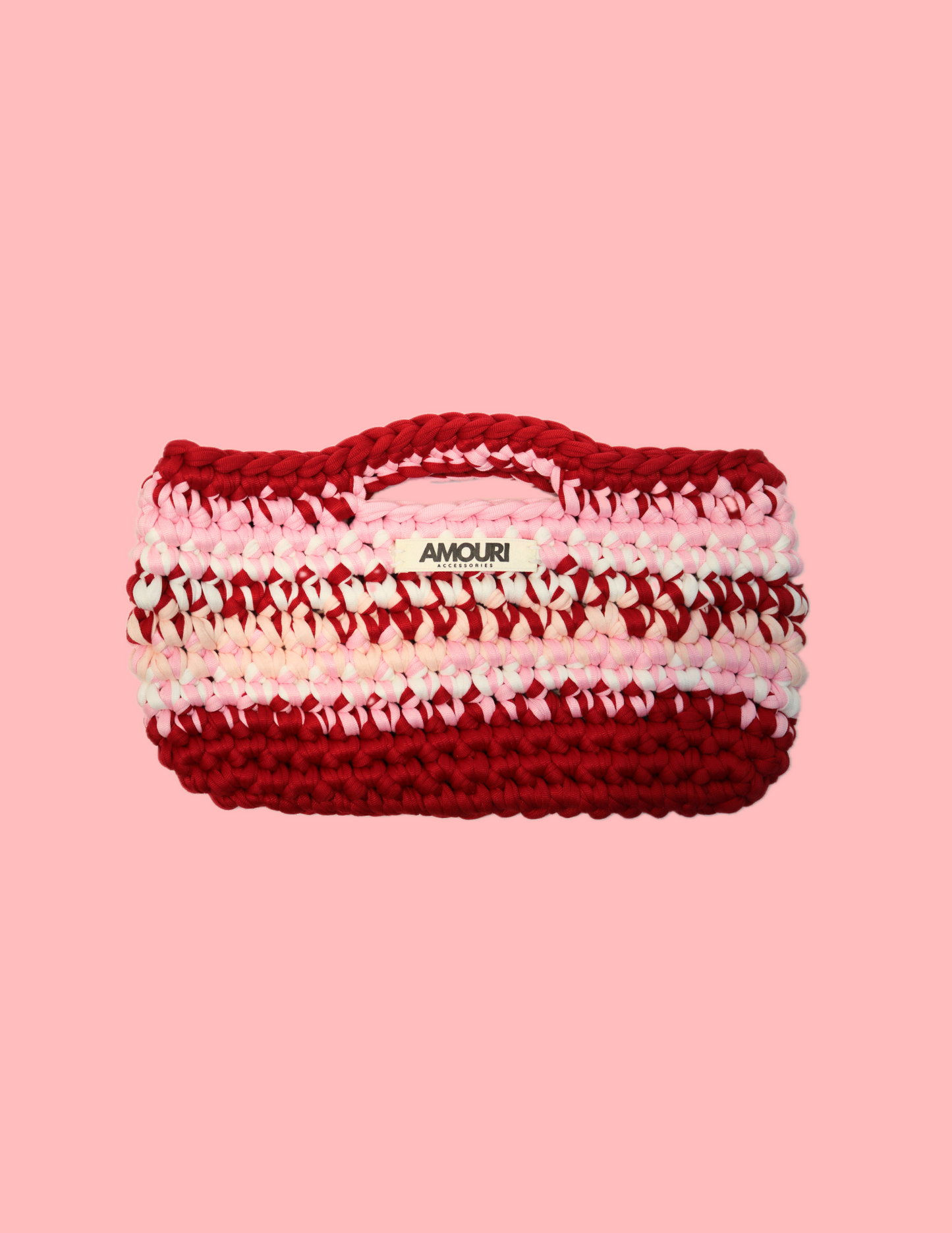 Mini tote in Cherry bomb
