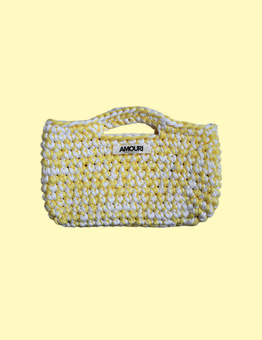 Mini tote in Butter Yellow